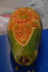 papaia carving